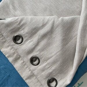 Beige/tan blackout lined curtains